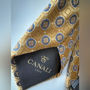Canali Silk Tie Made In Italy EUC